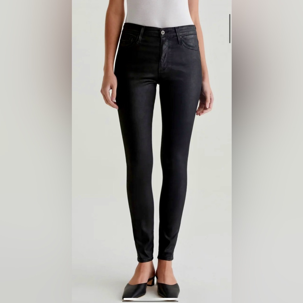 AG Adriano Goldschmied, The Farrah high rise ankle jeans.